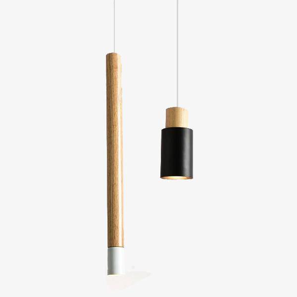 Suspension Bois Naturel Botimi