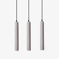 Suspension tube en ciment Nordic chic