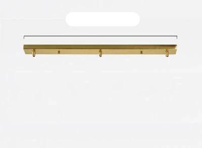 Suspension Design Verre & Spirale Dorée | Marco Lucetti Base rectangle