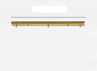 Suspension Design Verre & Spirale Dorée | Marco Lucetti Base rectangle