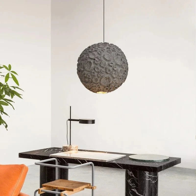 Suspension Designer japonais pour salon et salle à manger – Café et magasin Planet Grey | Marco Lucetti