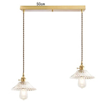 Suspension Diamond Glass LED Nordic Modern | Marco Lucetti 2 têtes / 4W (MAX100W)