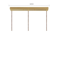 Suspension Diamond Glass LED Nordic Modern | Marco Lucetti Auvent 3 têtes / 4W (MAX100W)