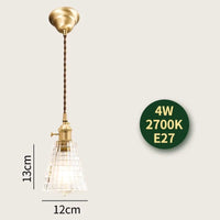 Suspension Diamond Glass LED Nordic Modern | Marco Lucetti Lampe suspendue 3 / 4W (MAX100W)