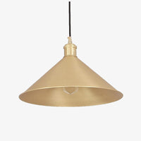 Suspension dorée design à LED - Conique en cuivre | Marco Lucetti