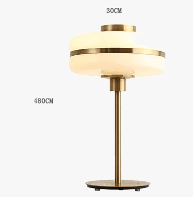 Suspension Dorée en Verre Laiteux | Marco Lucetti