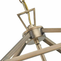 Suspension dorée LED BirdsCage | Marco Lucetti