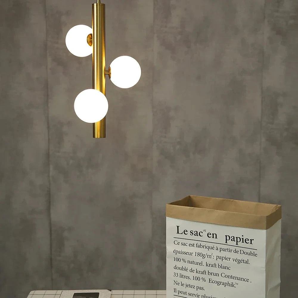 Suspension dorées par un styliste nordique | Marco Lucetti