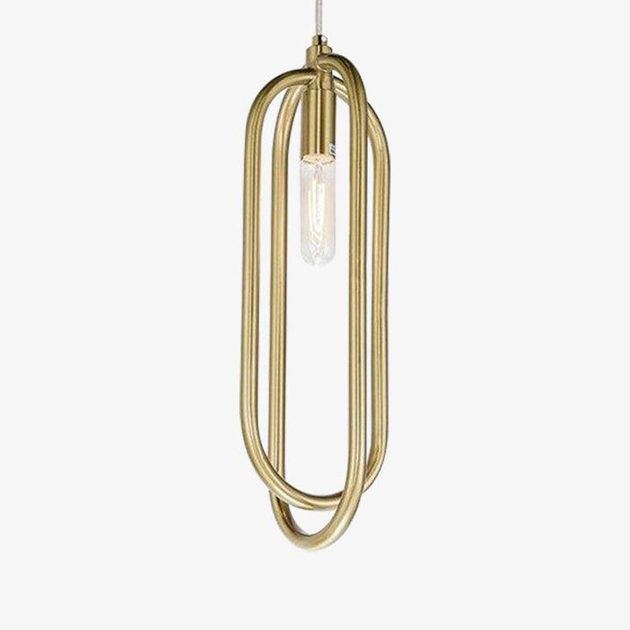 Suspension Double Boucle Dorée - Élégance et Style | Marco Lucetti