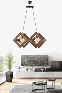 Suspension double en bois de qualité premium | Marco Lucetti Titre par défaut