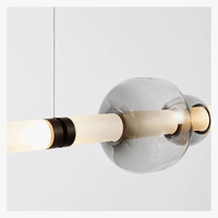 Suspension Duplex Moderne pour Hall avec Escalier en Verre | Marco Lucetti