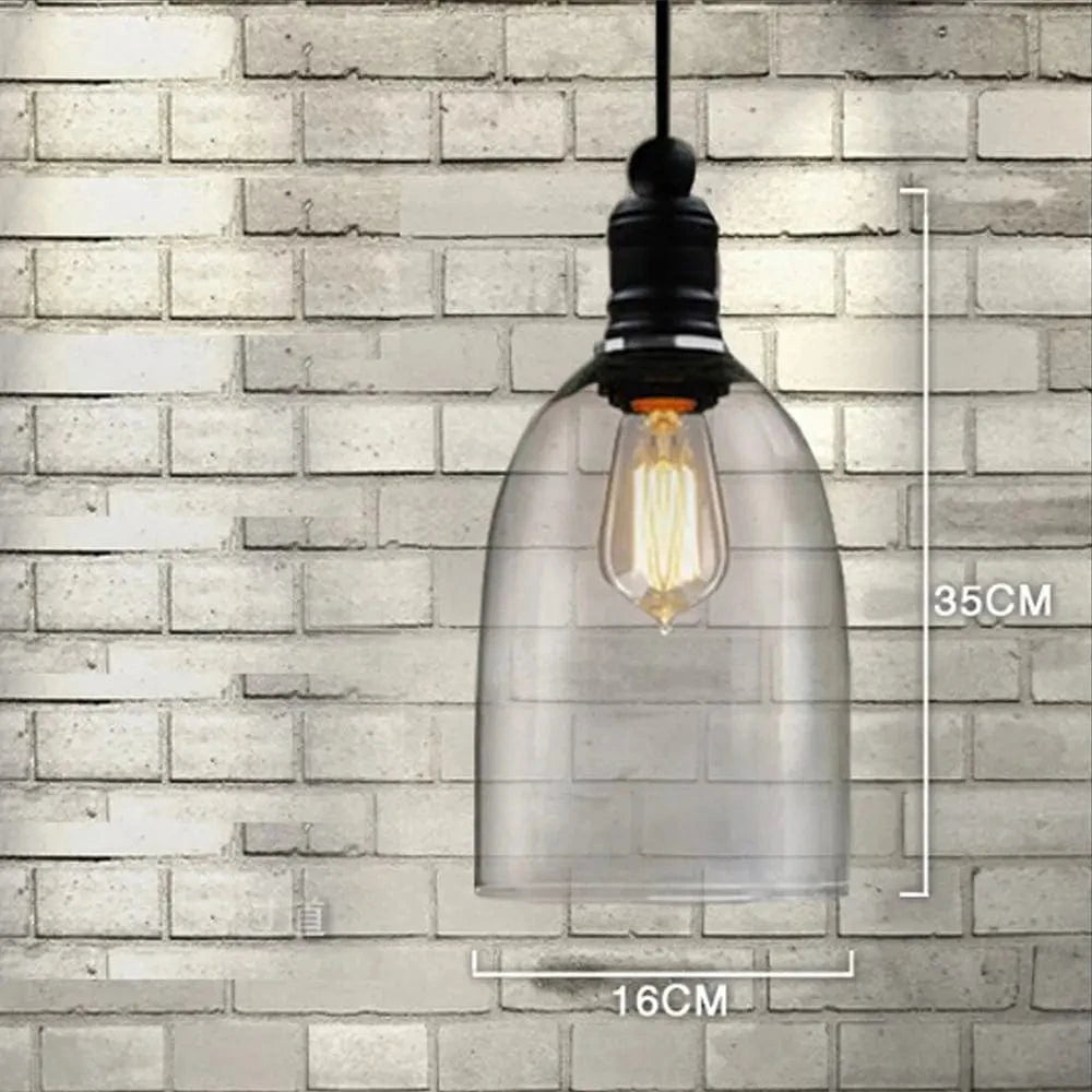 Suspension Edison Vintage en verre - Style Loft industriel | Marco Lucetti