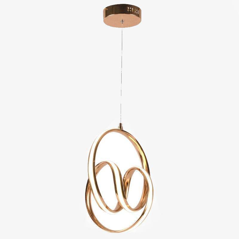Suspension élégance dorée pour restaurant | Marco Lucetti