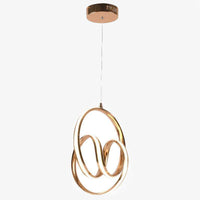 Suspension élégance dorée pour restaurant | Marco Lucetti