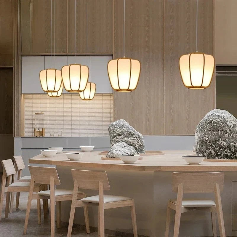 Suspension en bambou de style chinois | Marco Lucetti