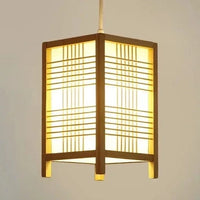 Suspension en bambou de style chinois | Marco Lucetti 15X25CM