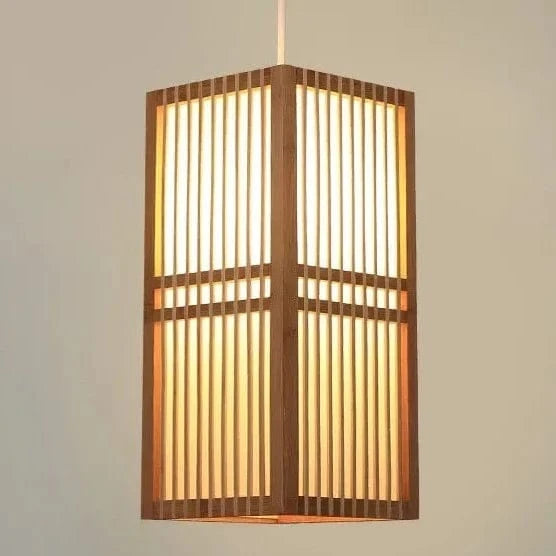 Suspension en bambou de style chinois | Marco Lucetti 17,5X37CM