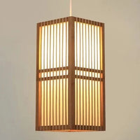 Suspension en bambou de style chinois | Marco Lucetti 17,5X37CM