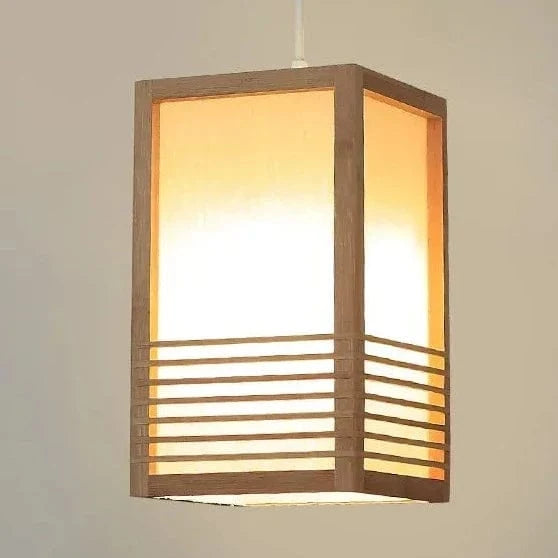 Suspension en bambou de style chinois | Marco Lucetti 17X29CM