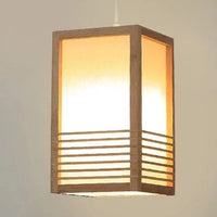 Suspension en bambou de style chinois | Marco Lucetti 17X29CM