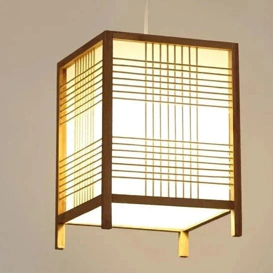 Suspension en bambou de style chinois | Marco Lucetti 22X30CM