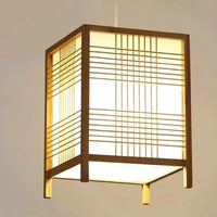 Suspension en bambou de style chinois | Marco Lucetti 22X30CM