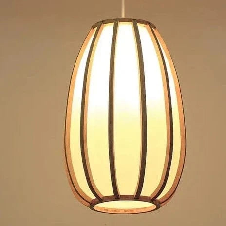 Suspension en bambou de style chinois | Marco Lucetti 25X38CM