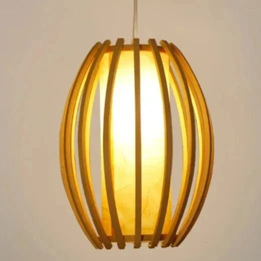 Suspension en bambou de style chinois | Marco Lucetti 30X39CM