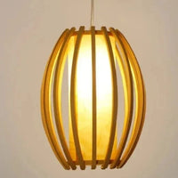 Suspension en bambou de style chinois | Marco Lucetti 30X39CM