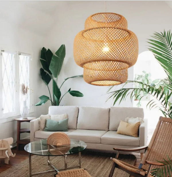 Suspension en bambou tissé de qualité | Marco Lucetti