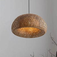 Suspension en bambou tissée à la main - Élégance naturelle | Marco Lucetti