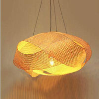 Suspension en bambou tressé "Bamboo Chic" | Marco Lucetti 75x35cm