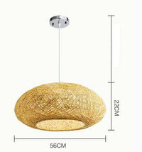 Suspension en bambou Vintage arrondie | Marco Lucetti A