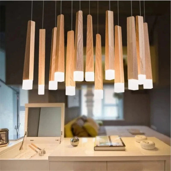 Suspension en bois contemporain | Marco Lucetti