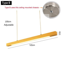 Suspension en bois Design Moderne LED | Marco Lucetti