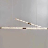 Suspension en bois design nordique moderne avec LED gradable | Marco Lucetti