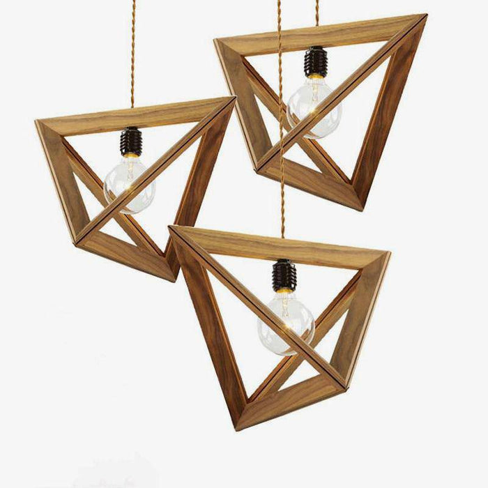 Suspension Pyramid Village en Bois