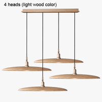 Suspension en bois - Lustre design minimaliste pour salle à manger, restaurant et hôtel | Marco Lucetti