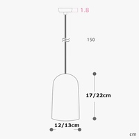 Suspension en bois massif en forme arrondie | Marco Lucetti