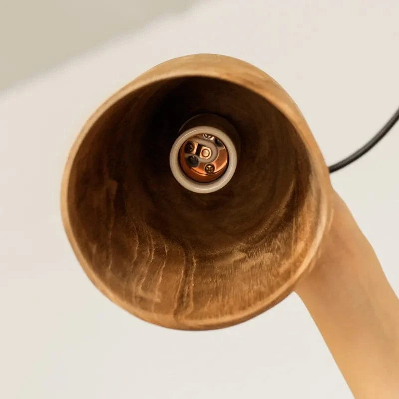 Suspension en bois massif en forme arrondie | Marco Lucetti