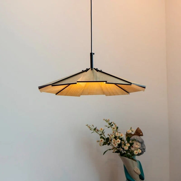 Suspension en bois massif style japonais | Marco Lucetti