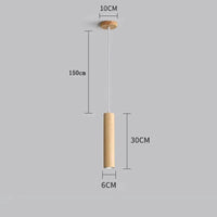 Suspension en bois moderne LED pour salle à manger, chambre et restaurant | Marco Lucetti 1 / Lumière chaude