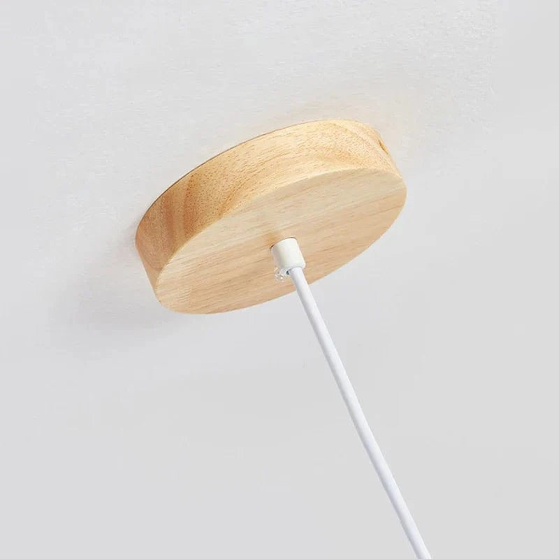 Suspension en bois moderne LED pour salle à manger, chambre et restaurant | Marco Lucetti