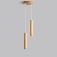 Suspension en bois moderne LED pour salle à manger, chambre et restaurant | Marco Lucetti