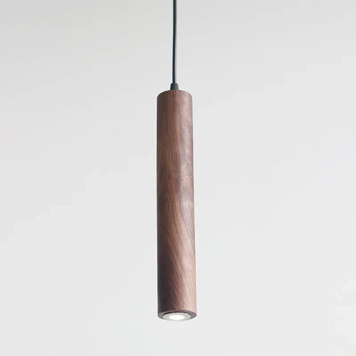 Suspension en bois modernes - Lampe suspendue en noyer et hêtre, éclairage LED design | Marco Lucetti