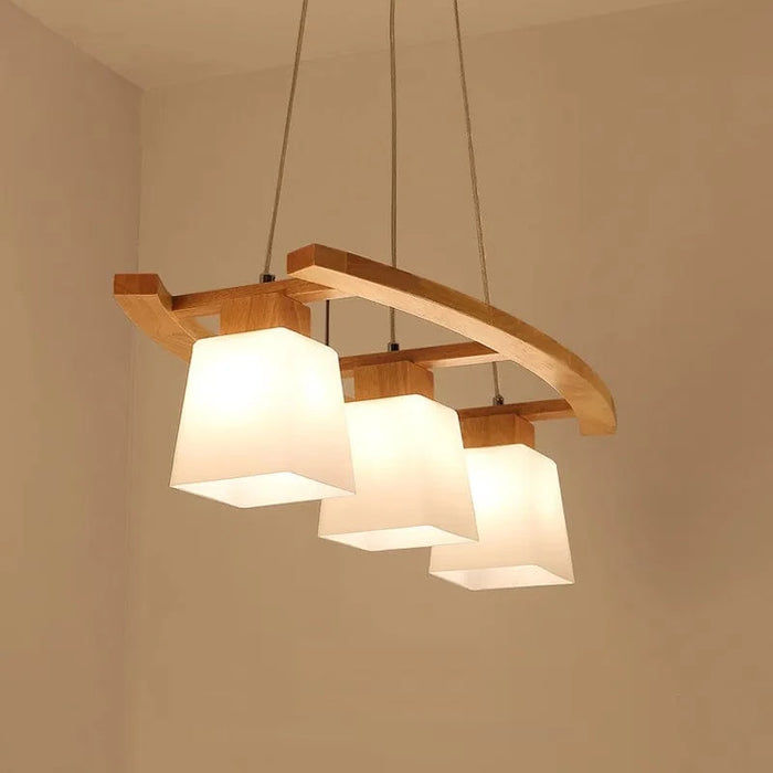 Suspension en bois nordique : Lampes suspendues modernes pour salle à manger, salon et cuisine | Marco Lucetti Bois 75cm