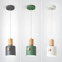 Suspension en bois nordiques LED Macaron, lampe décorative d'intérieur suspendue - Marque Scandinave | Marco Lucetti