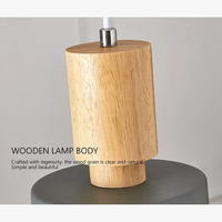 Suspension LED Nordique en Bois pour Intérieur - Lampe Décorative Macaron Luminaire Unique pour Salon, Salle à Manger et Chambre