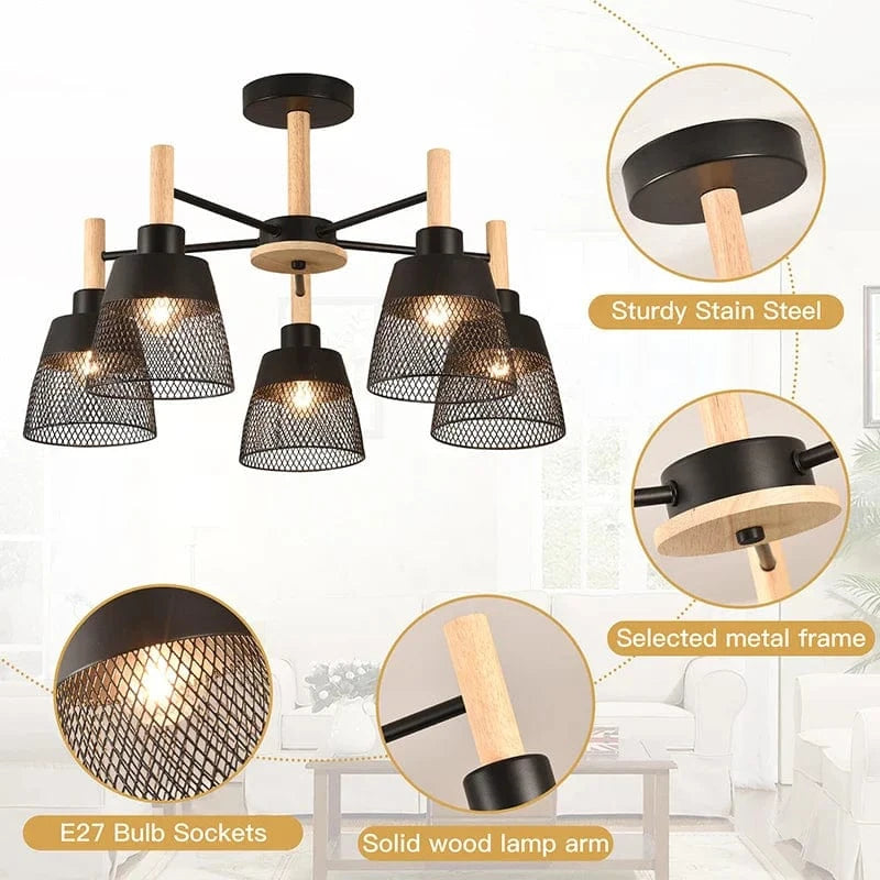 Suspension en bois pour plafond - Le style scandinave pour chambre, restaurant et hôtel | Marco Lucetti