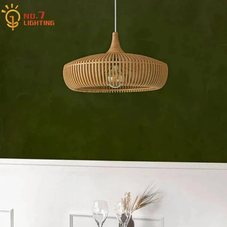 Suspension en bois pour restaurant japonais. | Marco Lucetti